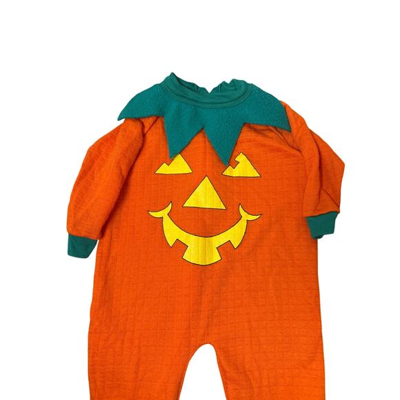 Babygro Pumpkin Infant Halloween One Piece Zipper Costume 12 months - Picture 2 of 6